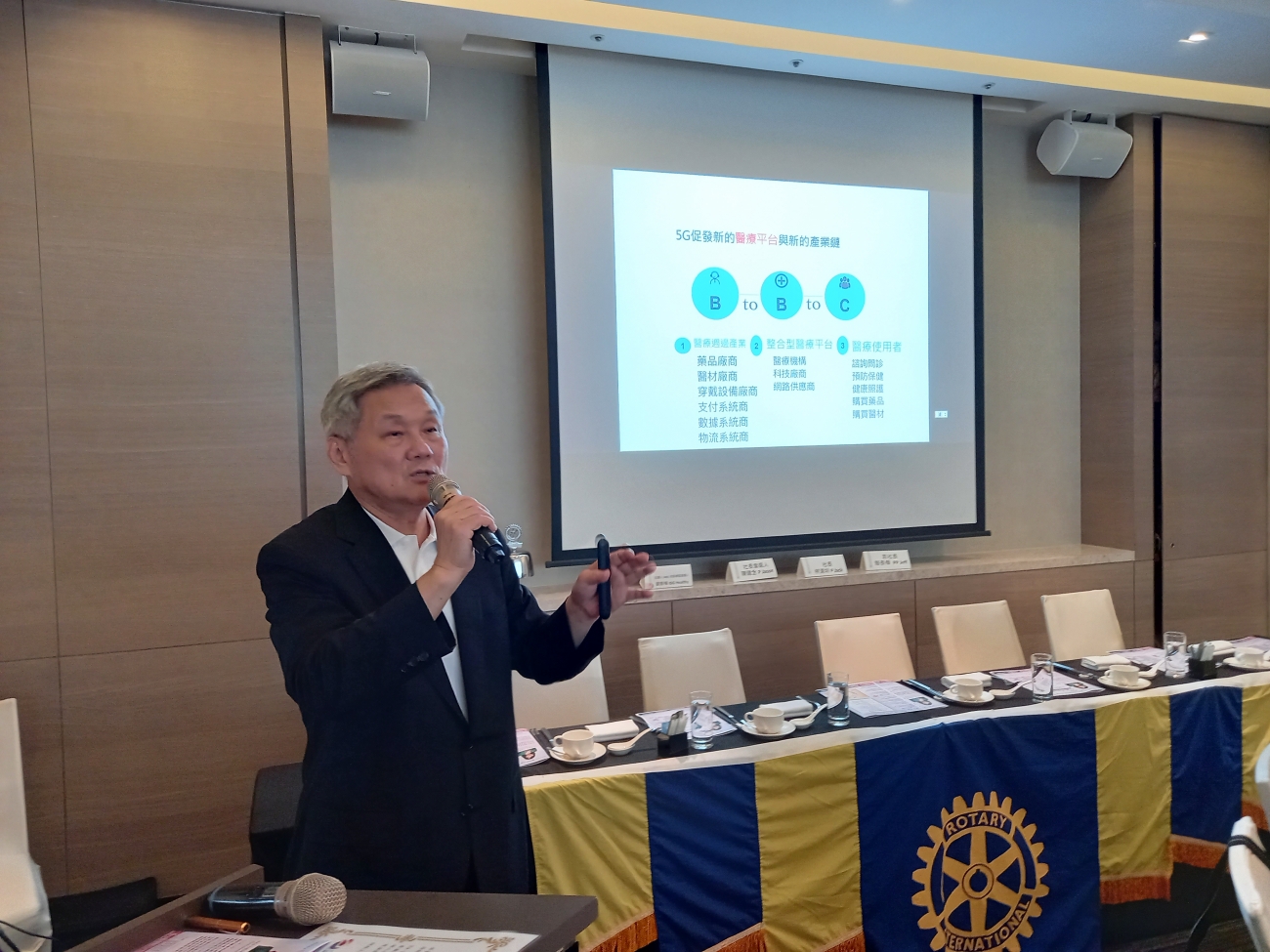 院長-出席 台北大風堂 扶輪社演講活動照-20240611